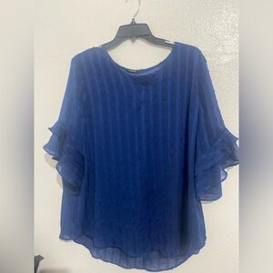 VALOLIA brand Chic Navy Blue Women's Blouse